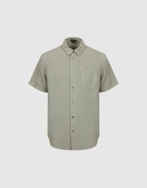 Button Up Loose Denim Shirt