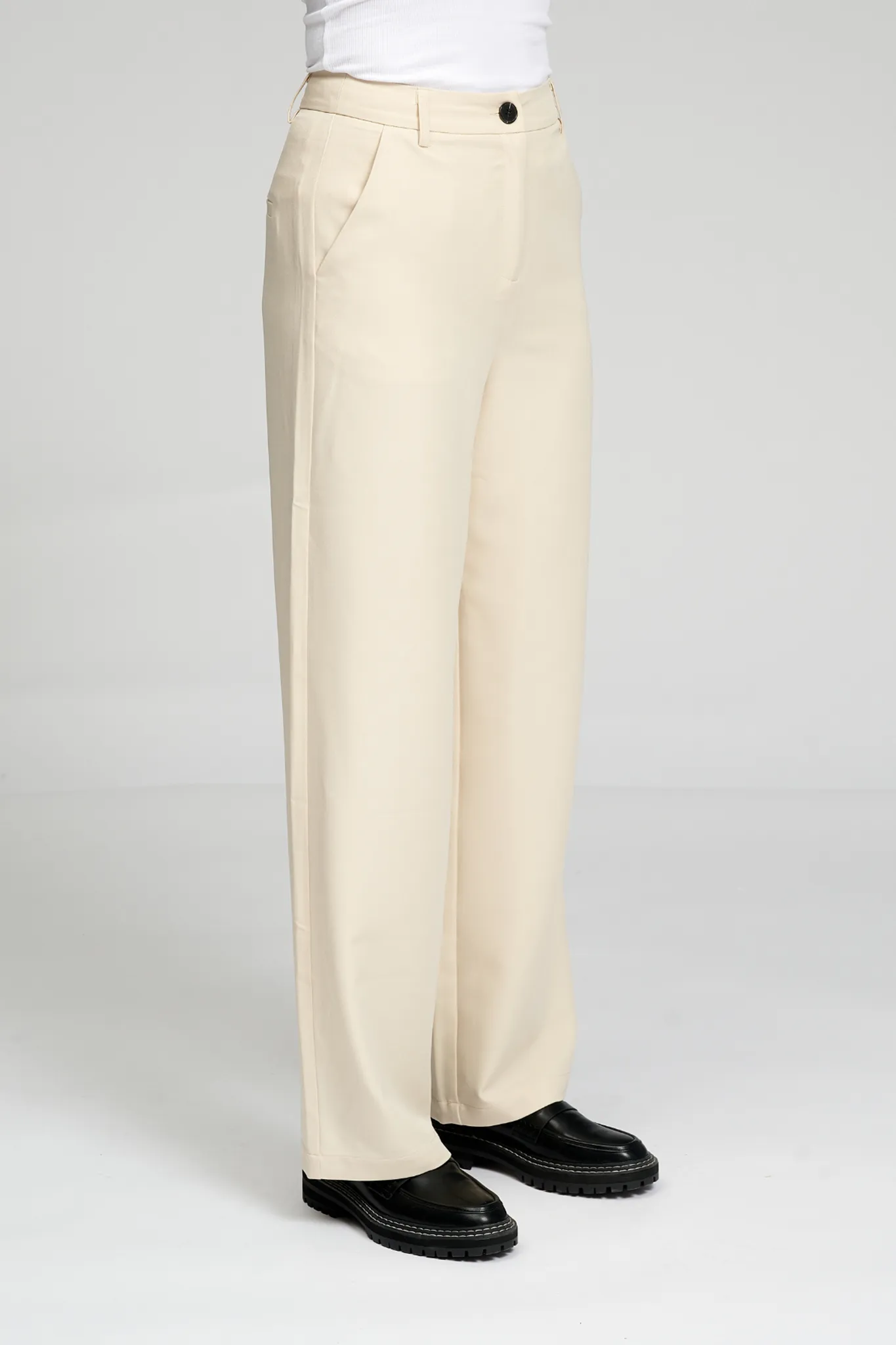 Classic Suit Trousers - Beige