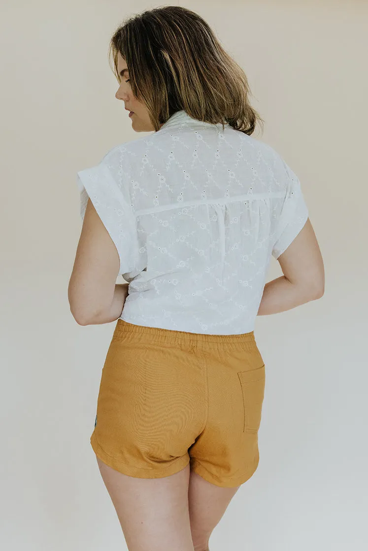 Garden Eyelet Button-Up